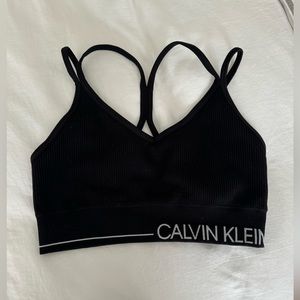 Calvin Klein sports bra size small